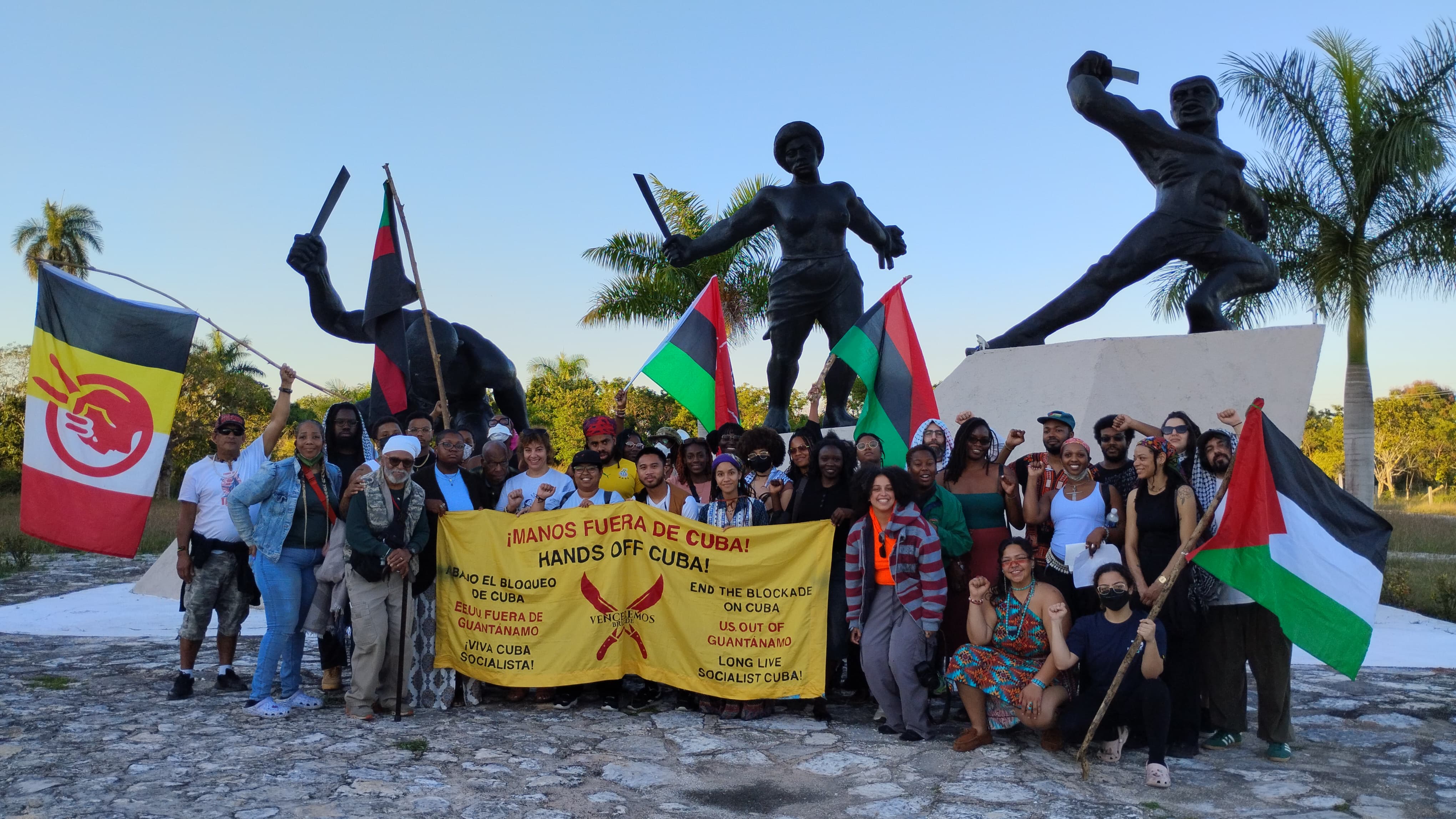 VB53 African, Indigenous, Palestinian contingent group shot
